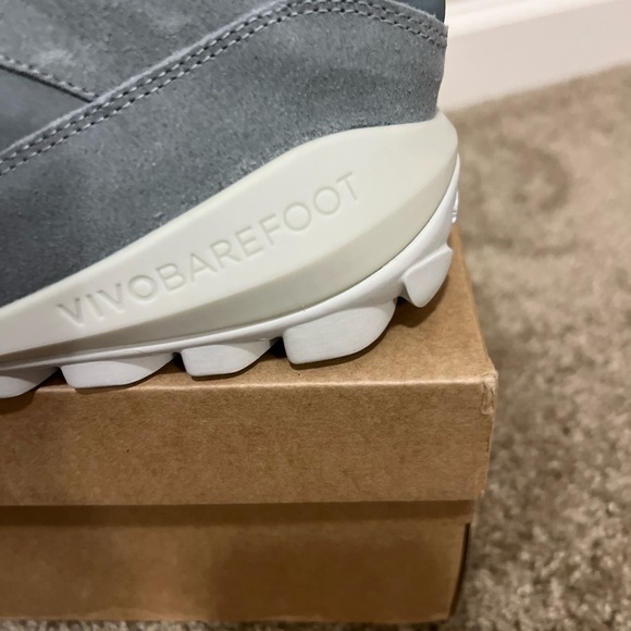 VivoBarefoot Novus Mid Barefoot Shoes Gray Size 12 US / 45 EUR Men's - Picture 10 of 12